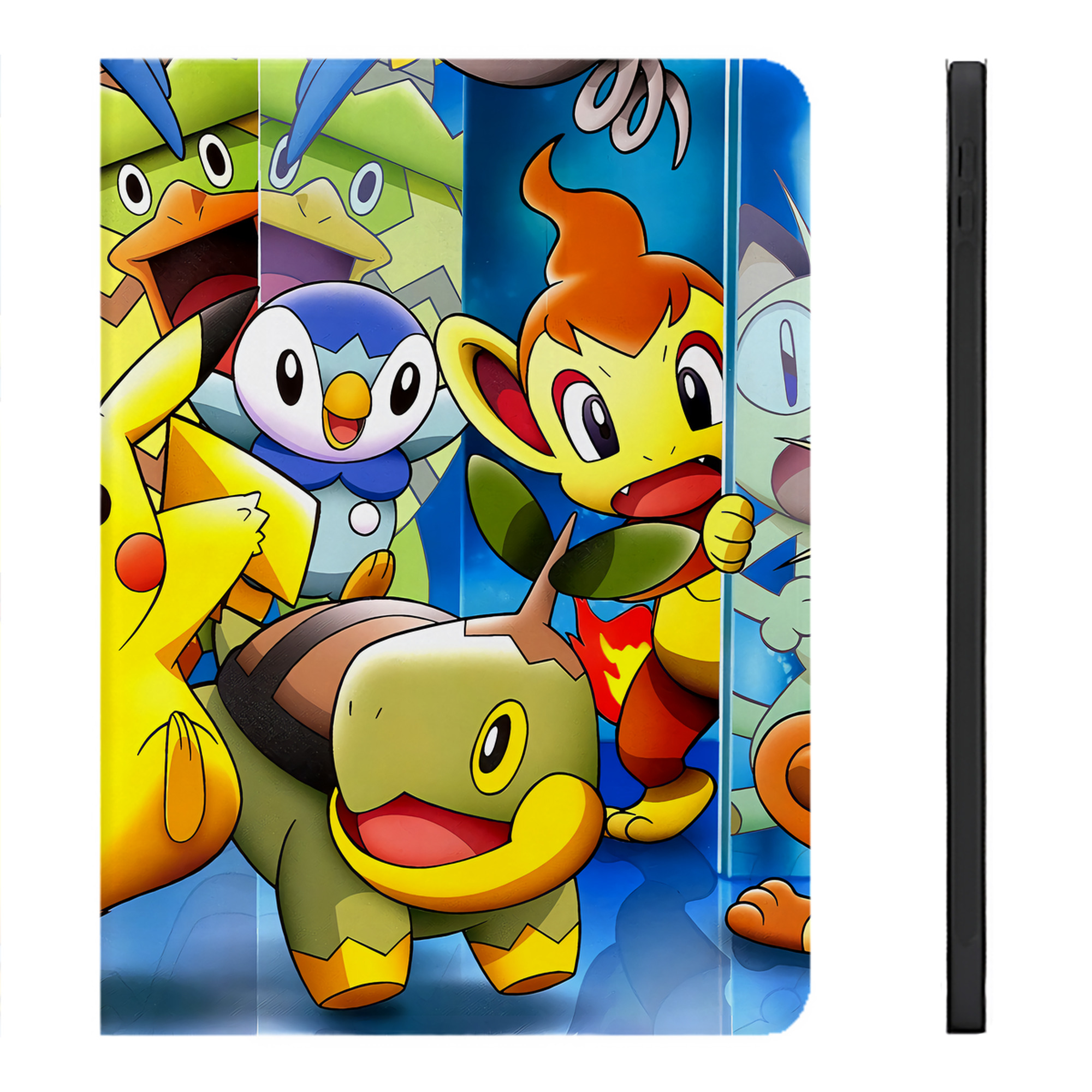 （画像用） ポケットモンスター Pokémon IPadケース ペンホルダー付き ブックスタイルデザイン